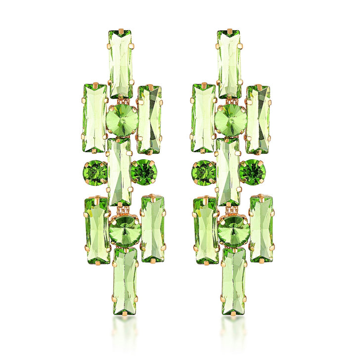 Kendra Premium Crystal Statement Earrings