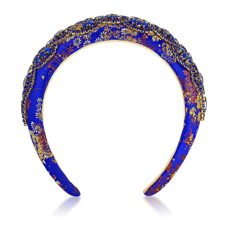 Zara Blue Crystal Headband